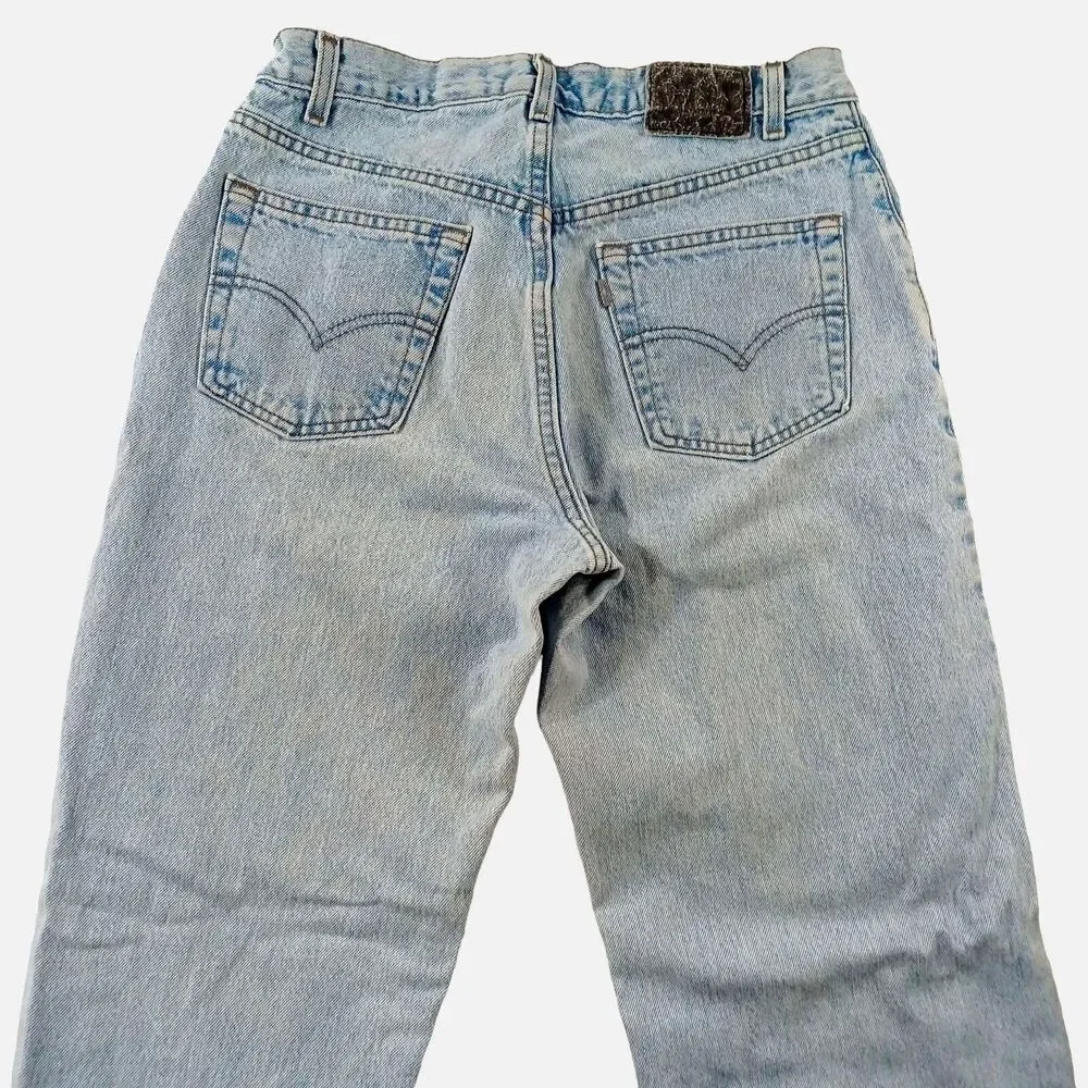 Vintage Levi's Silver Tab Straight+Relaxed Jeans Men's W31 L28 USA Made '98